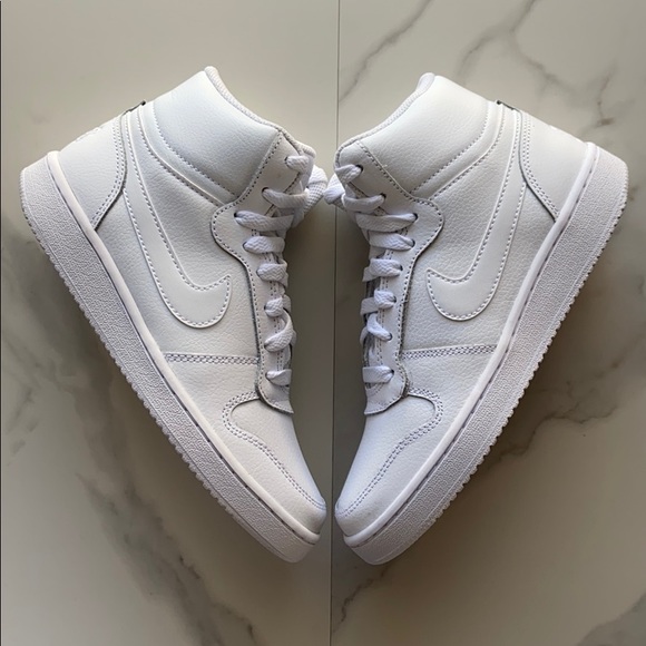NWT Nike Ebernon mid triple white - Picture 3 of 8